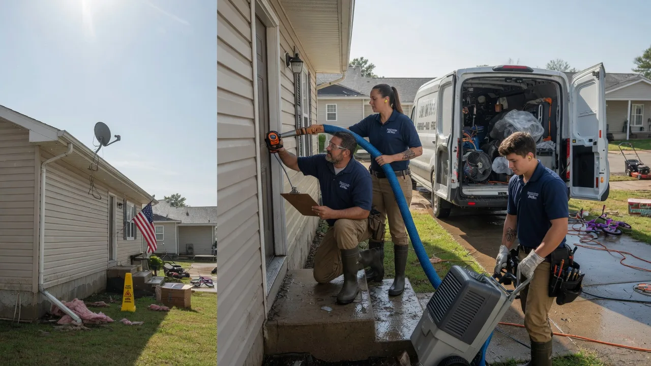 Ceiling Water Damage Restoration in Haysville, KS near me